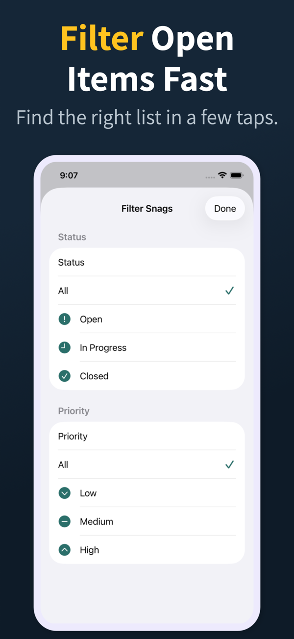 Punch List screenshot 8