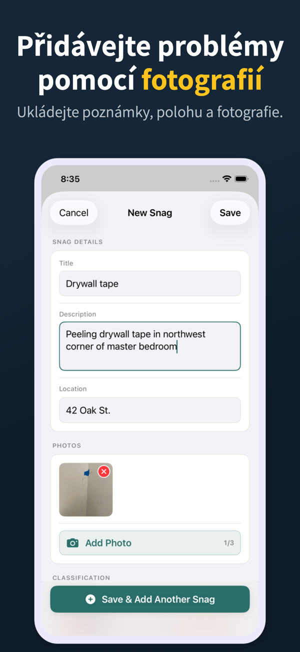 Punch List App Screenshot