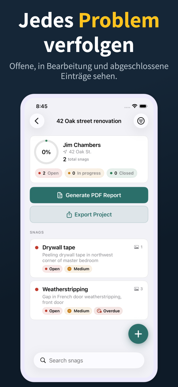 Punch List screenshot 4