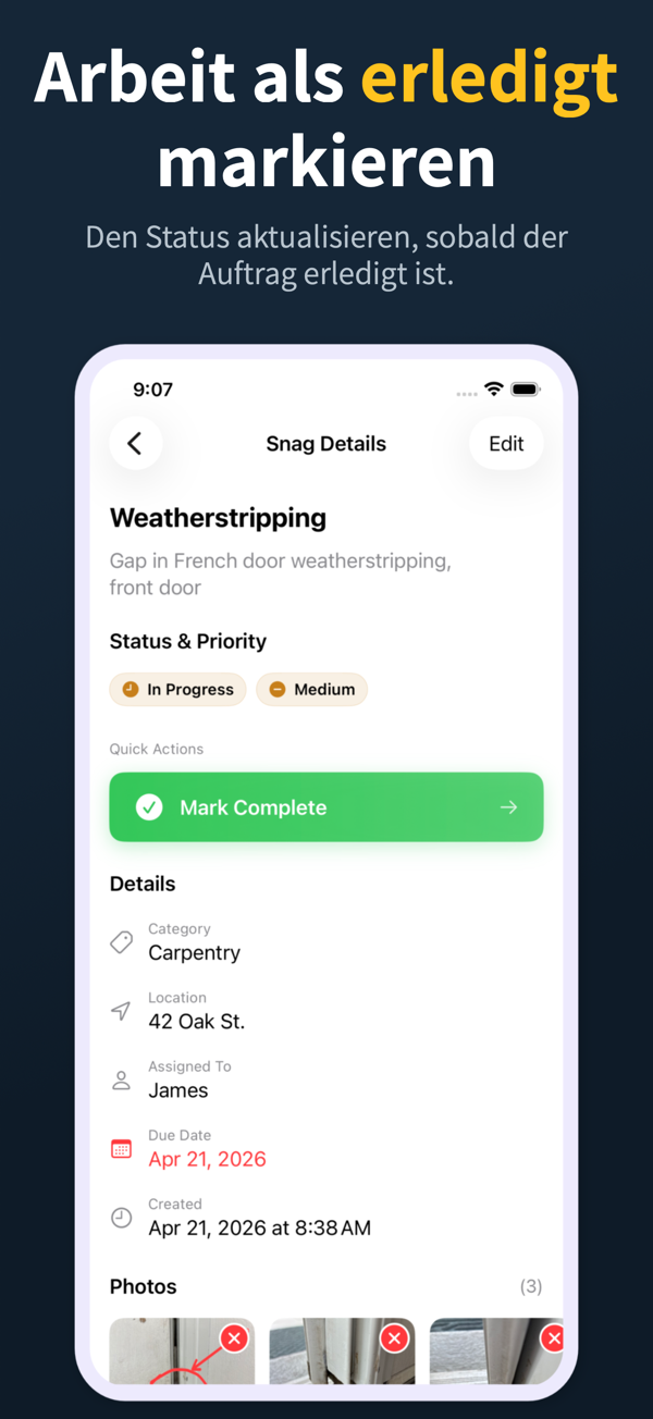Punch List screenshot 5