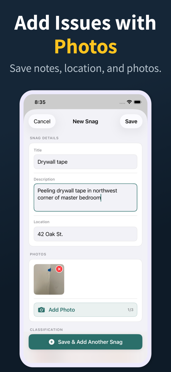 Punch List screenshot 1