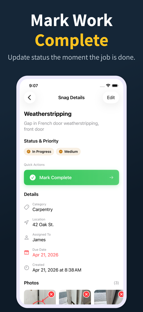 Punch List screenshot 5