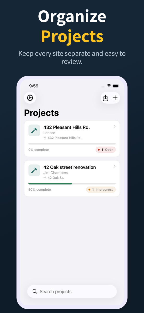 Punch List screenshot 6