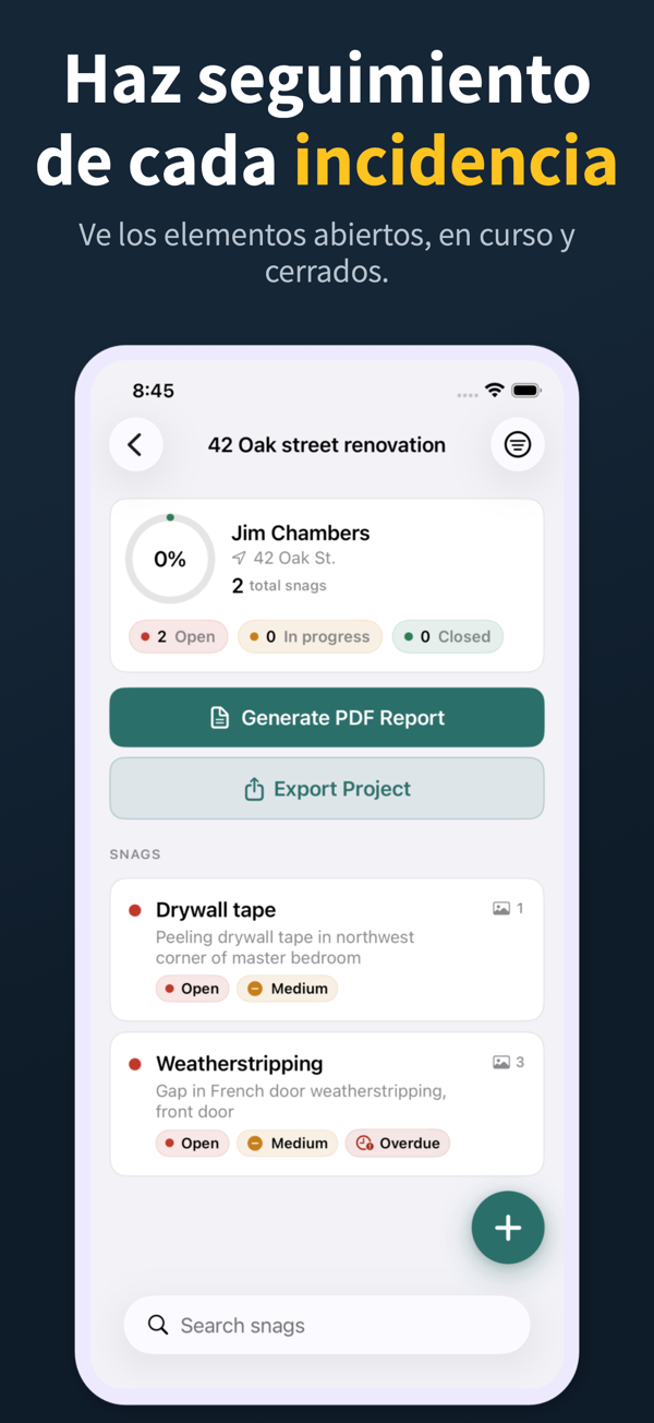 Punch List screenshot 4