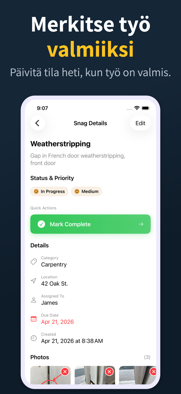 Punch List screenshot 5