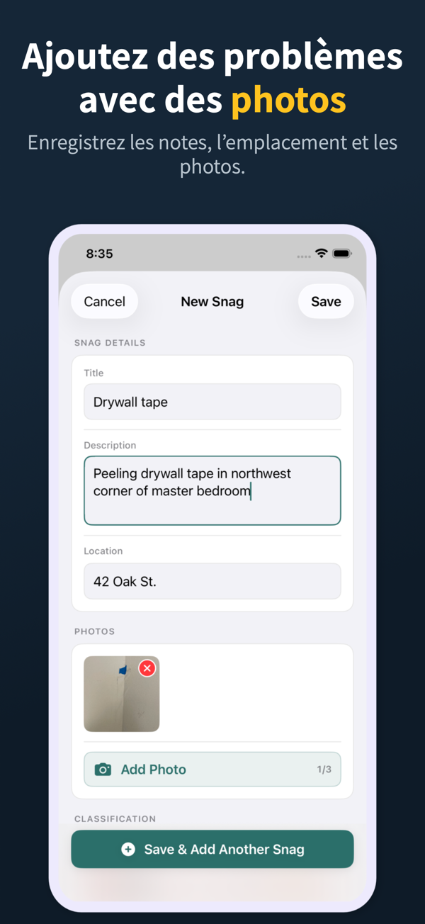 Punch List App Screenshot