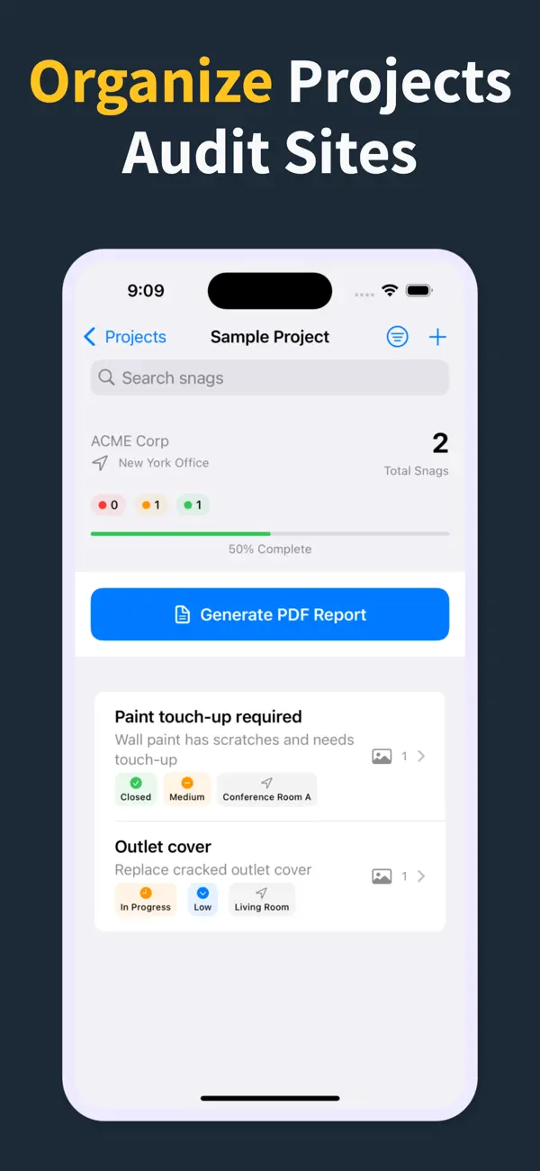 Punch List screenshot 4