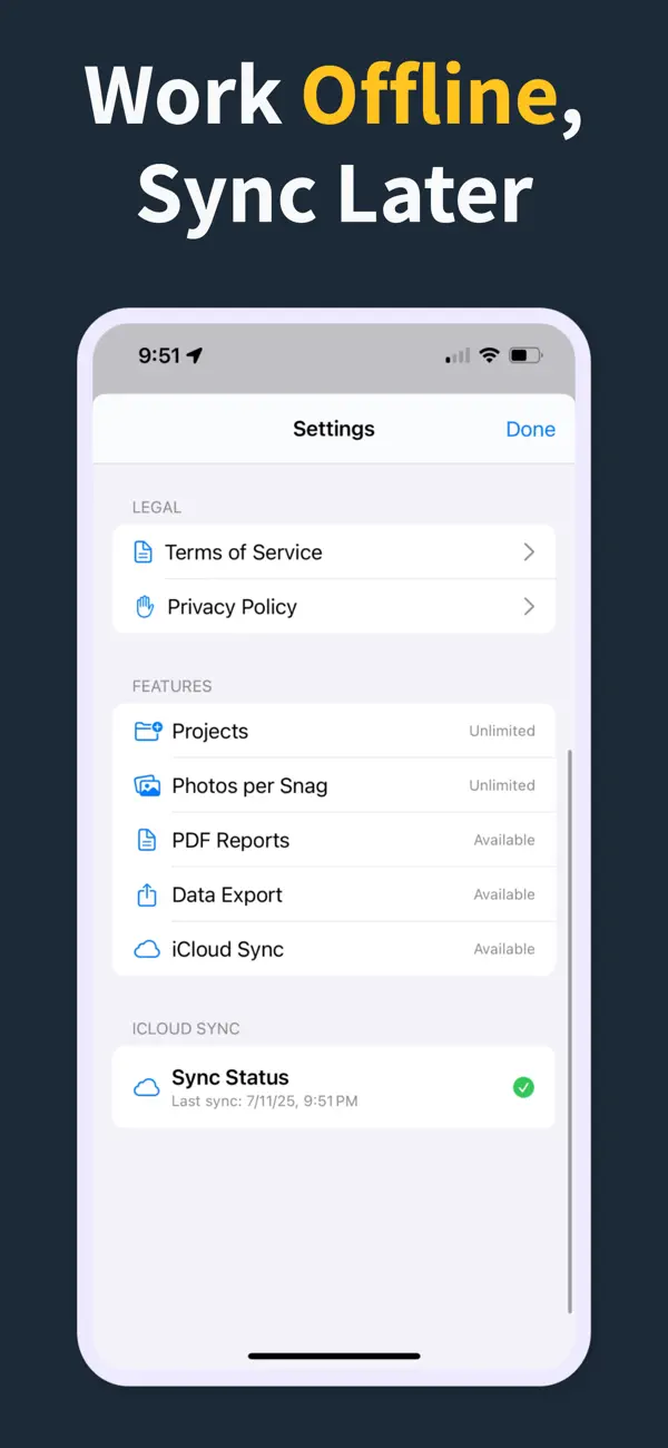 Punch List screenshot 5