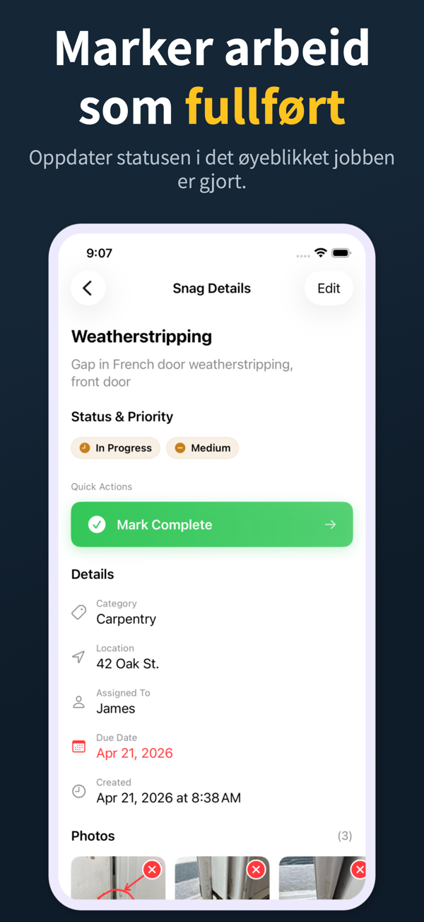 Punch List screenshot 5