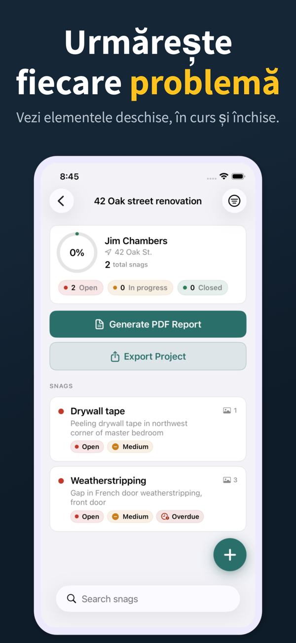 Punch List screenshot 4