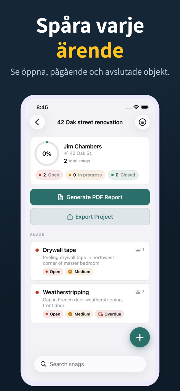 Punch List screenshot 4