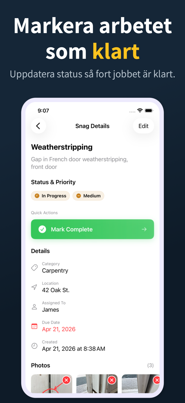 Punch List screenshot 5